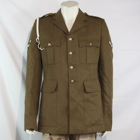 Genuine Surplus British Army Dress Uniform Jacket Tan repaired 40" Chest (4191))