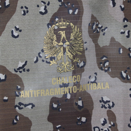 Genuine Surplus Spanish Military Body Armour Bag Carrier Cover Choc Chip (3634)