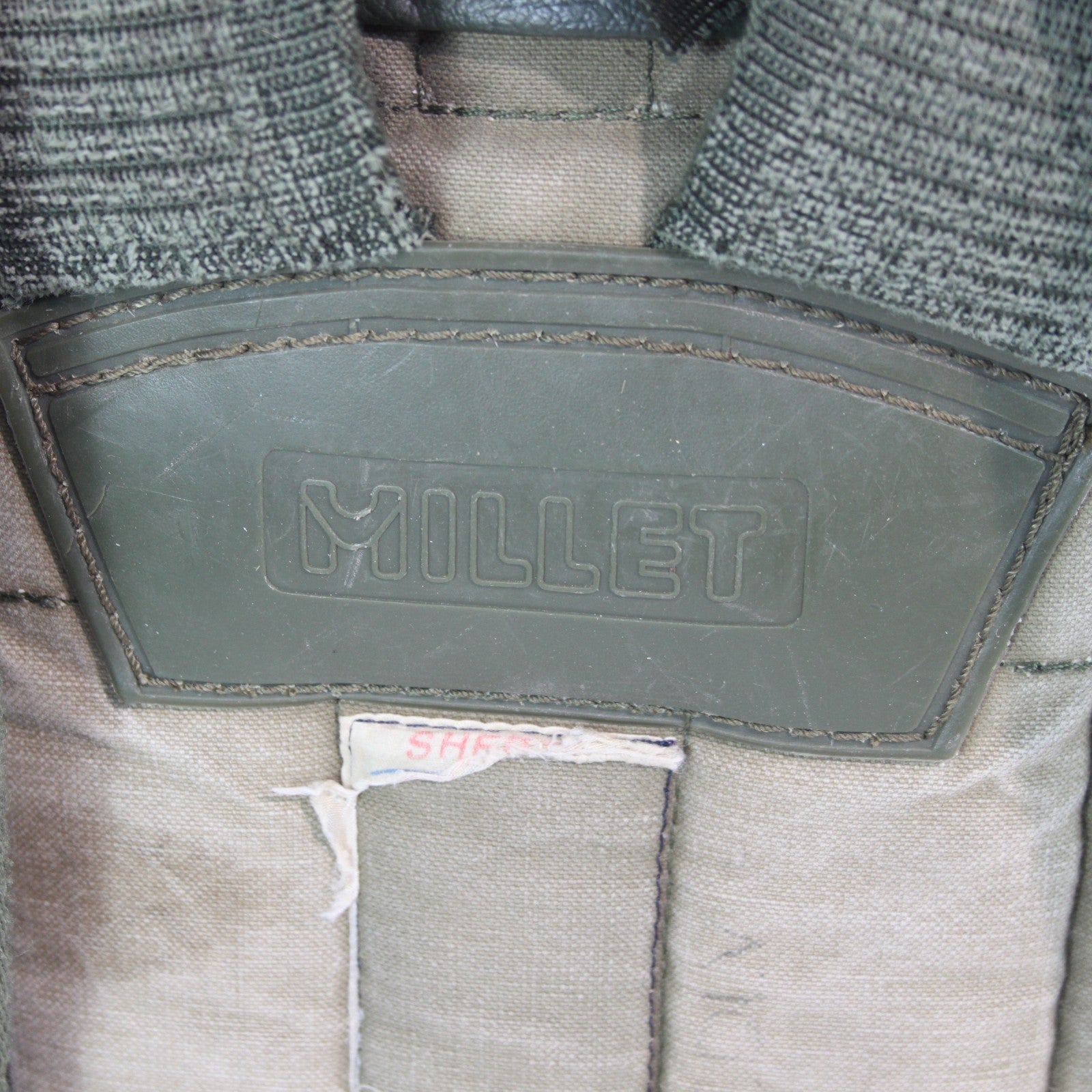 Genuine Surplus Vintage Millet Rucksack Olive Green Repaired (3451)