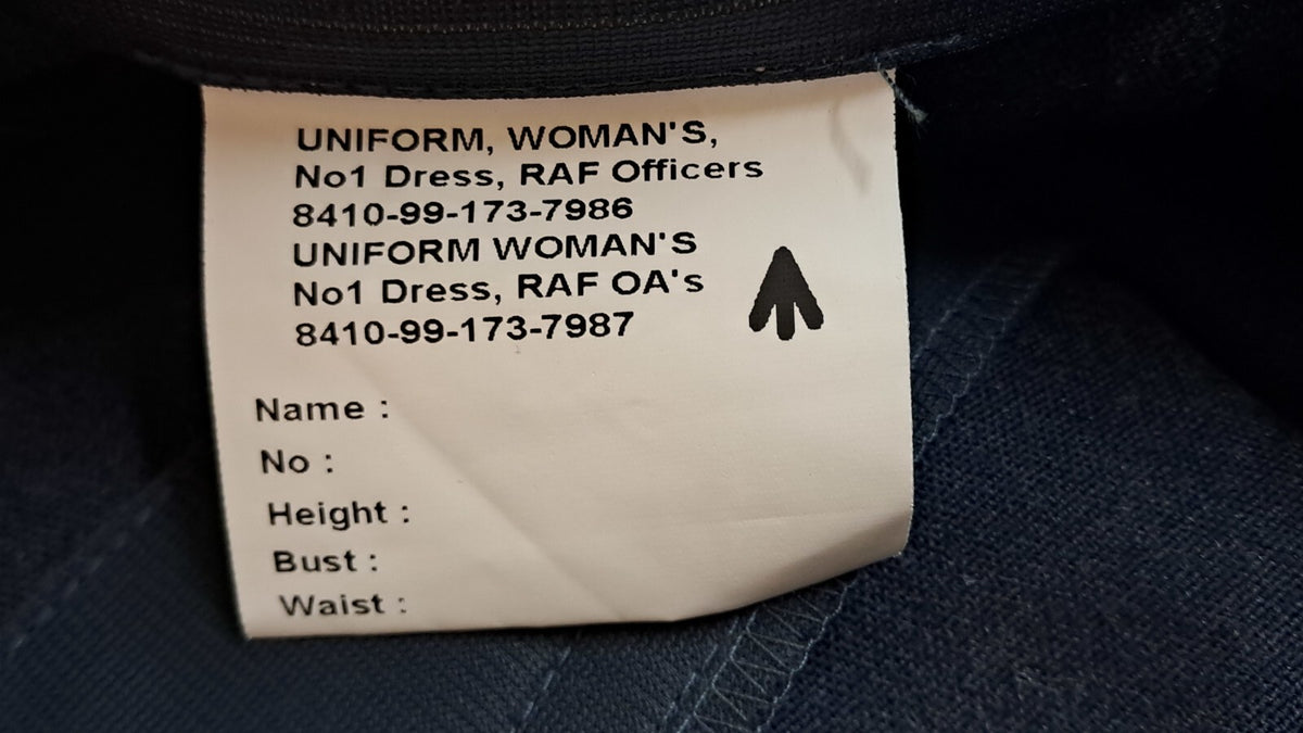 Genuine Surplus British RAF No1 Dress Trousers Womens Female 32" W (2713)