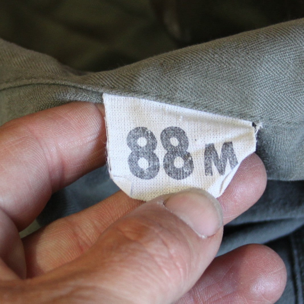 Genuine Surplus French Jacket Coverted to Gilet Sleeveless Canvas 34 chest (3333