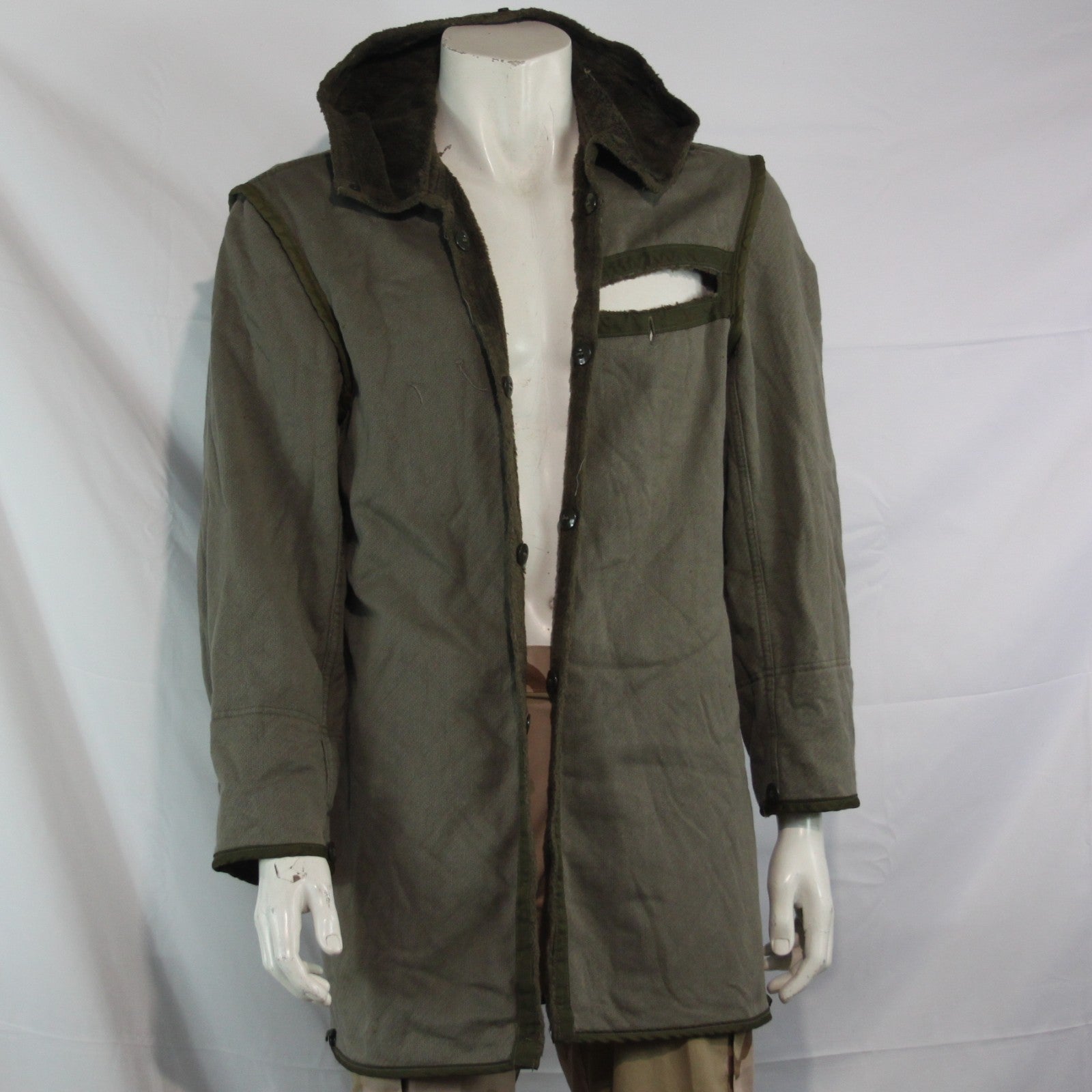 Genuine Surplus German Army Parka Liner Military Thermal Warm Faux Fur (3717)