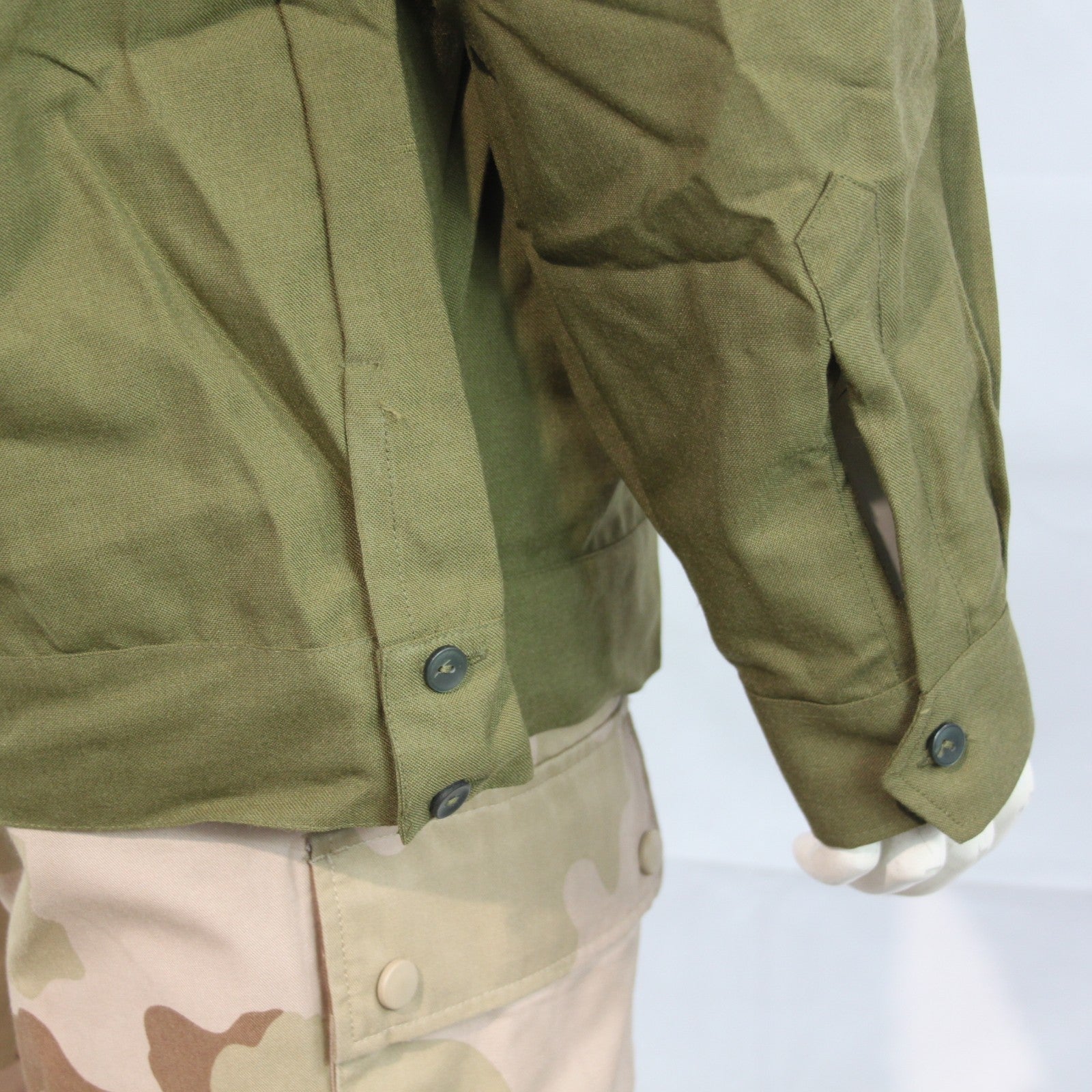 NEW Genuine Surplus Bulgarian Army Shirt Jacket Shacket 44-46" Khaki (3600)