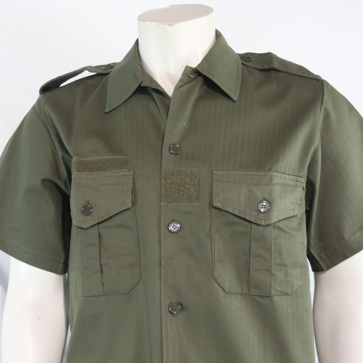 NEW Copy of French Army Short Sleeve Shirt Warm Weather Olive (4277)