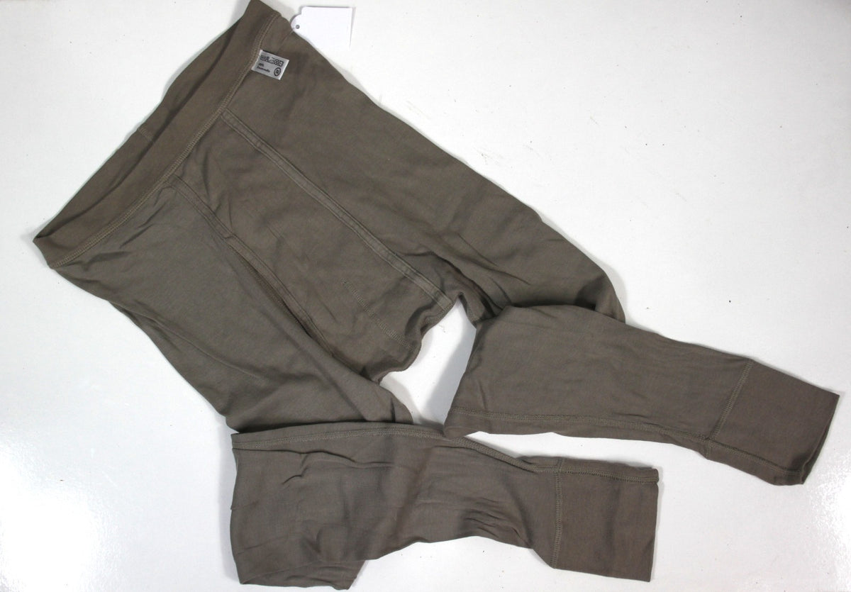 Genuine Surplus Austrian Long Johns Midweight 100% Cotton Thermal Pants 3780