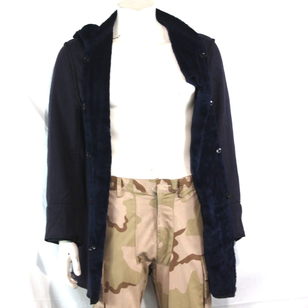 Genuine Surplus German Army Parka Liner Faux Fur Thermal Winter 38-40" (3714B)