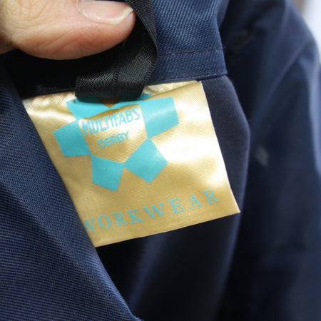 Workwear Overall Coverall Suit Cotton/Nylon Mix Navy Zip Front 38-42" (3949)