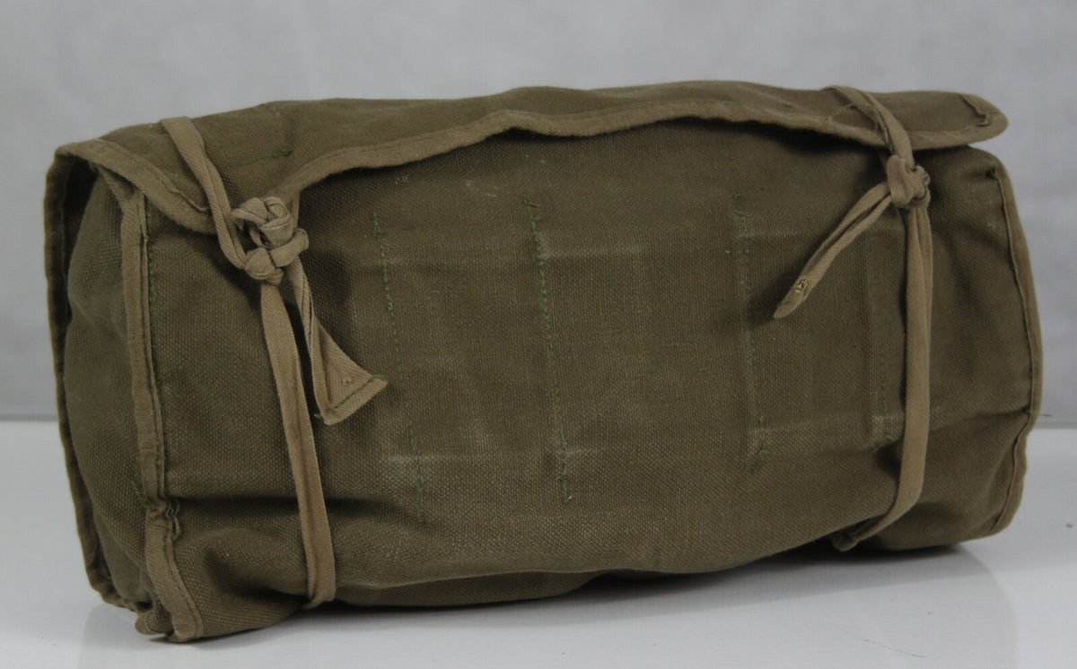 Genuine Surplus French Indo-China War 1950's Wash Kit Bag Canvas (462) 