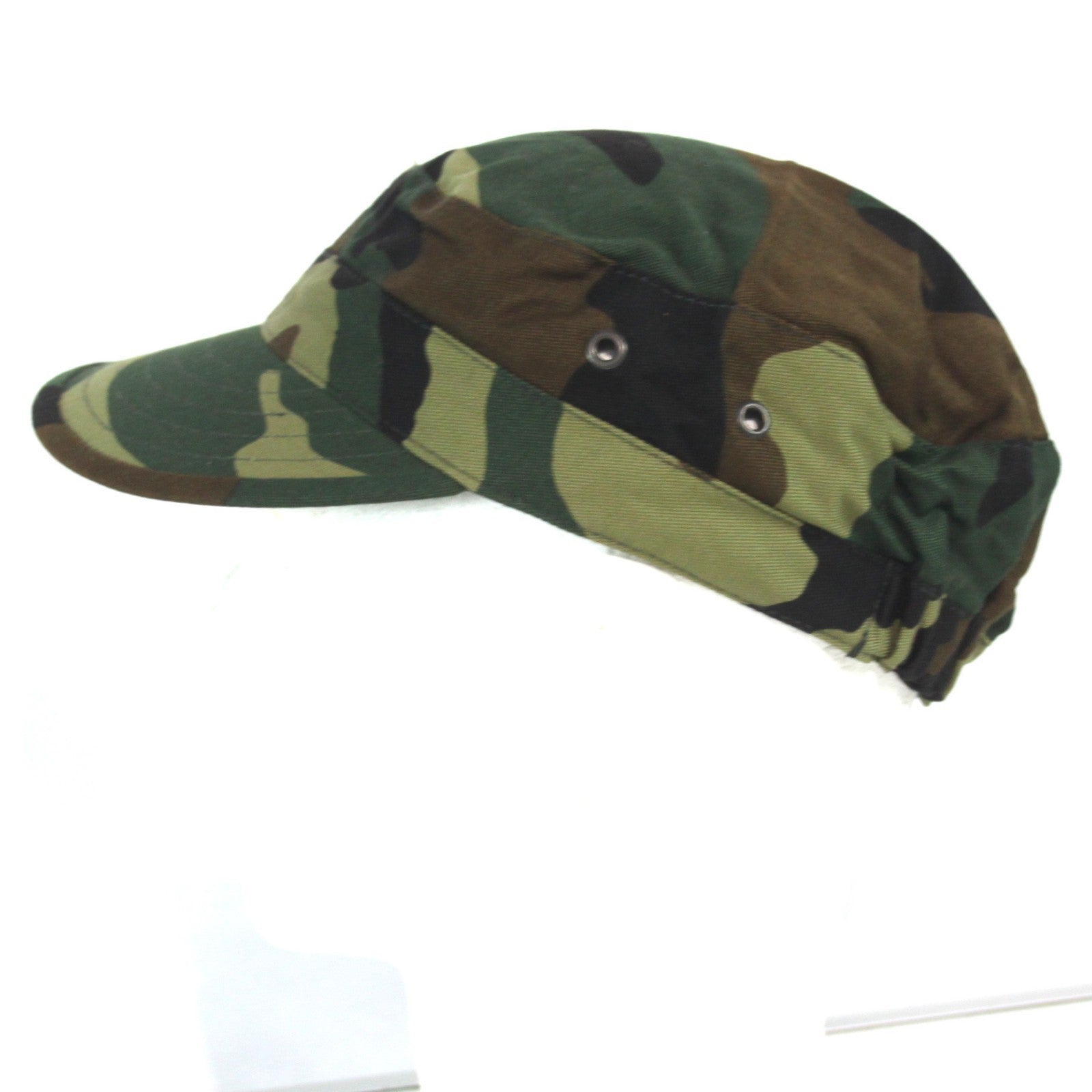 New Camo Cap Italian Army Woodland Peak Hat Genuine Surplus 56-60cm (4402)