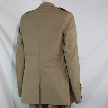 1960's French Army Dress Jacket Genuine Surplus Sand Beige Uniform (3554)
