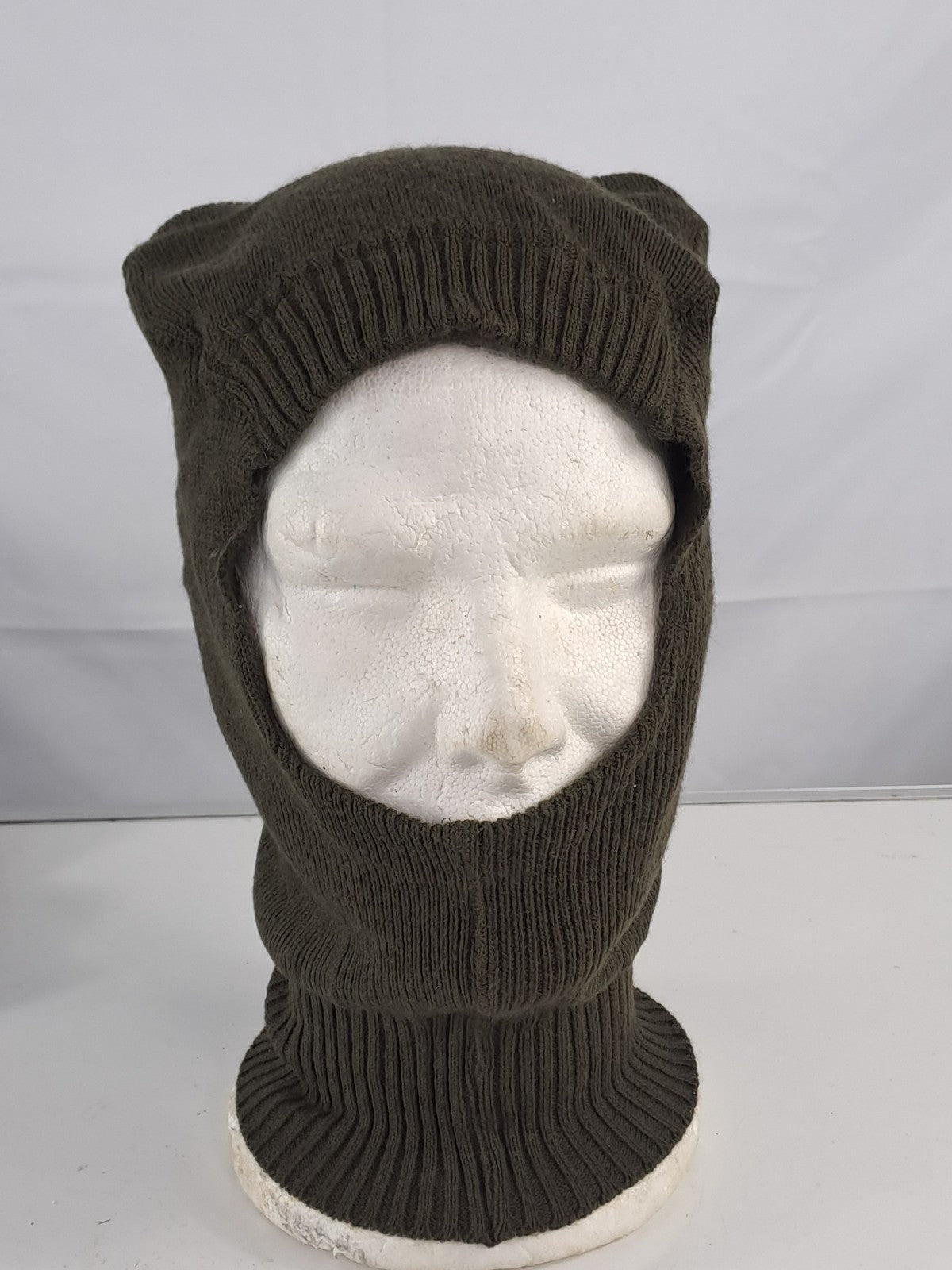 Genuine Surplus Croatian Military Balaclava Wool Mix Olive Knitted (2650)