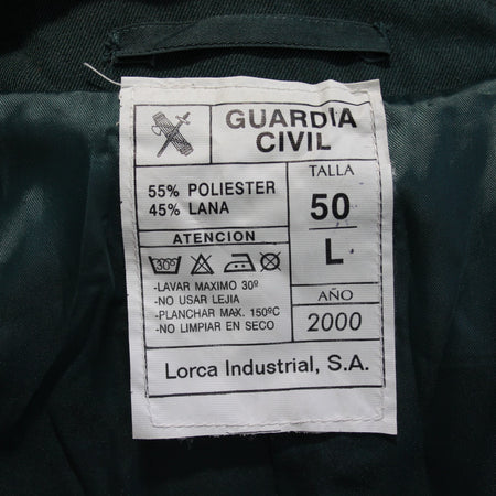 Genuine Surplus Spanish Police Civil Guard Trench Coat Bottle green 40" (3228)