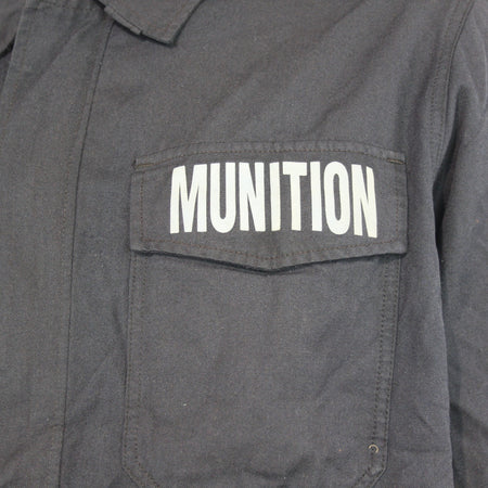 Genuine Surplus Austrian Military Lightweight Jacket Munition Patch Black (3363)