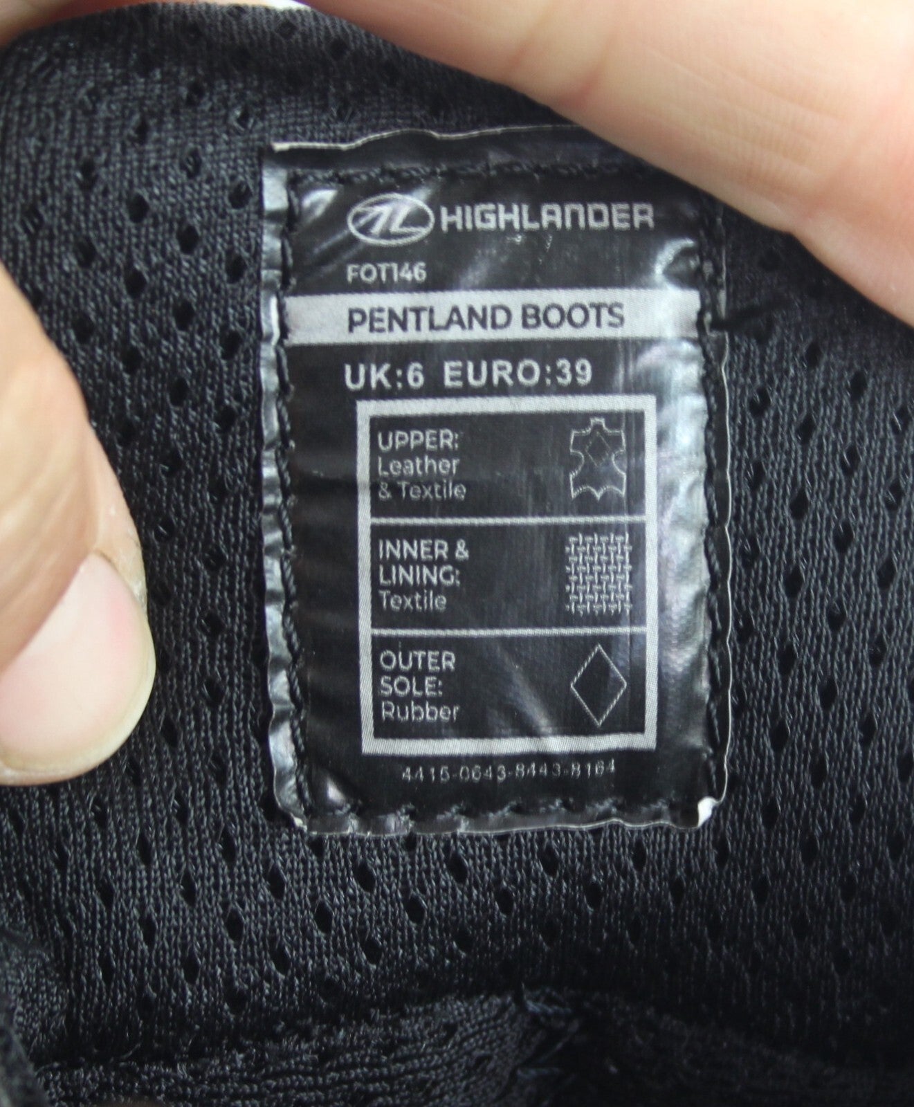 Highlander Pentland Military Style Walking Work Boots Brown EU39 UK6 Used (2071)