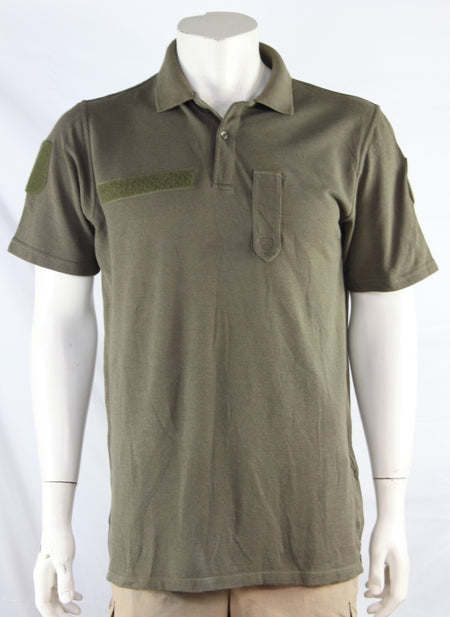Genuine Surplus Austrian Army Tactical Polo Shirt T-Shirt Khaki 40-42" (2210)