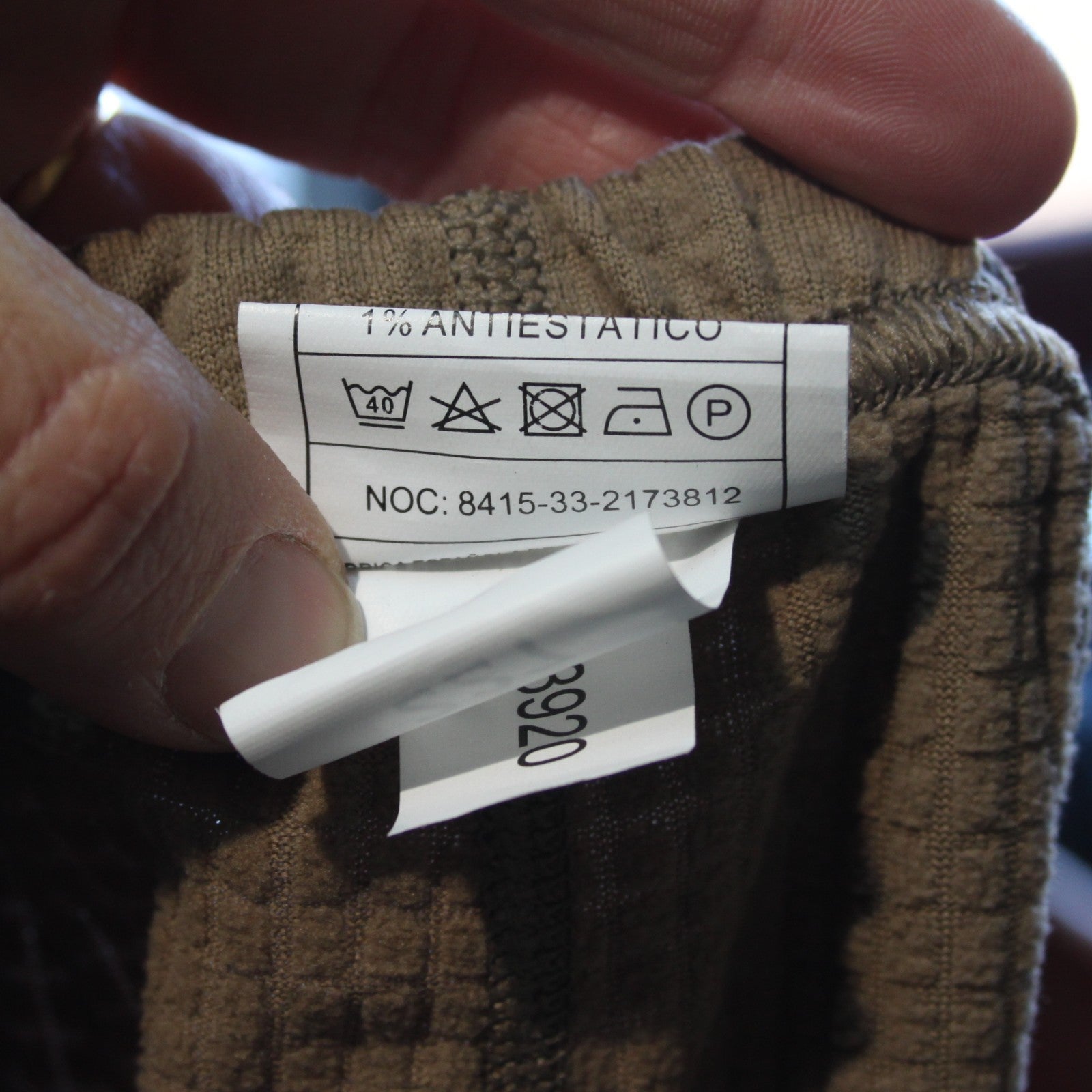 Genuine Surplus Spanish Army Wicking Long Johns Midweight Tan 3782