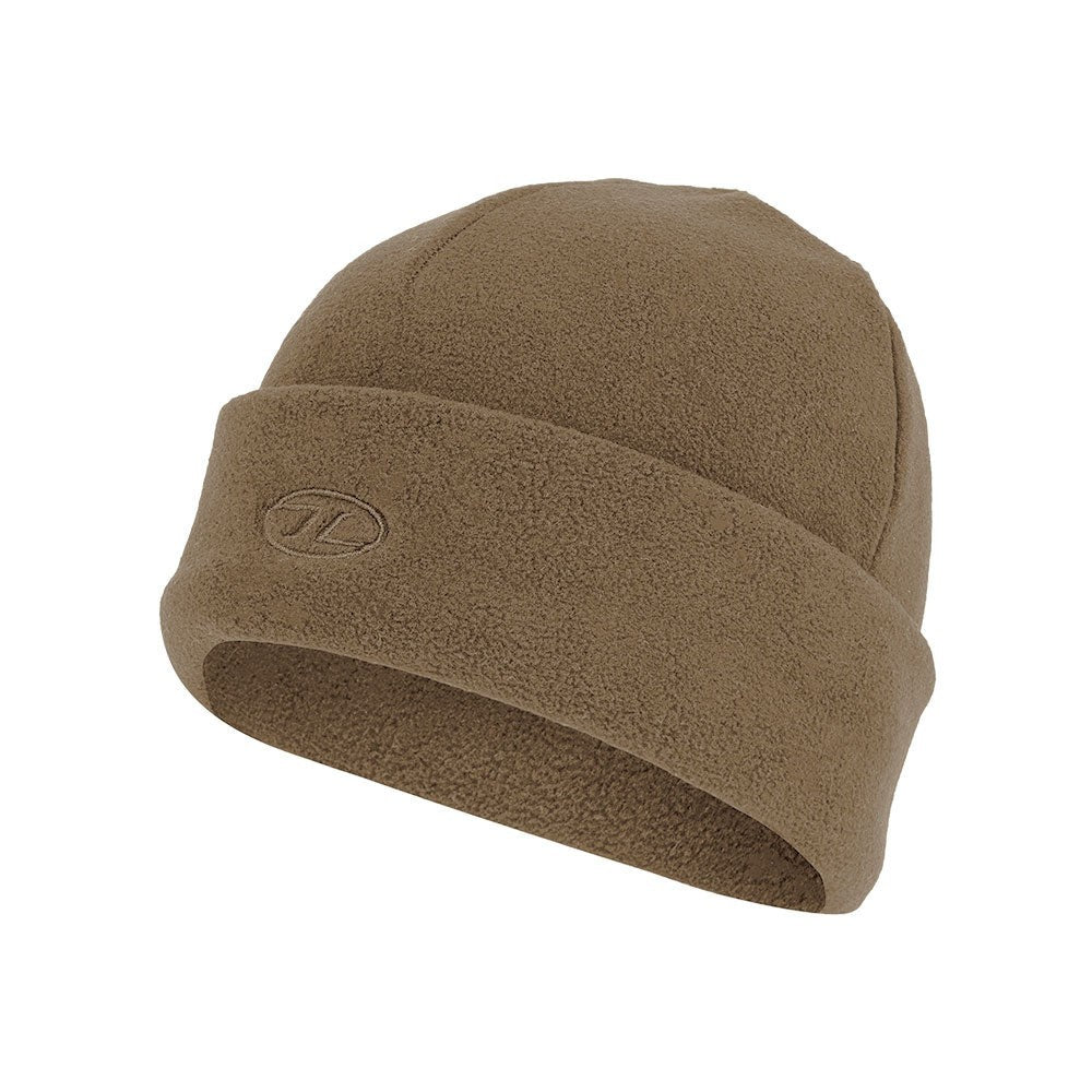 Highlander Fleece Beanie Watch Cap Thermal Winter Bob Hat Warm Green Black Tan