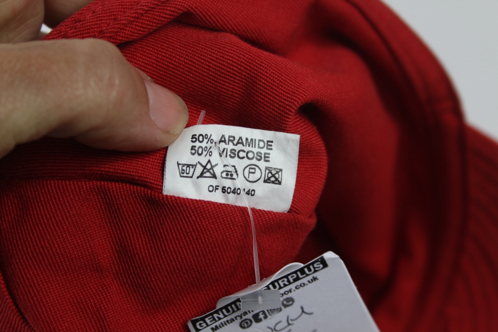 Genuine Surplus French Army Red Fire Retardent Fatigue peak Cap