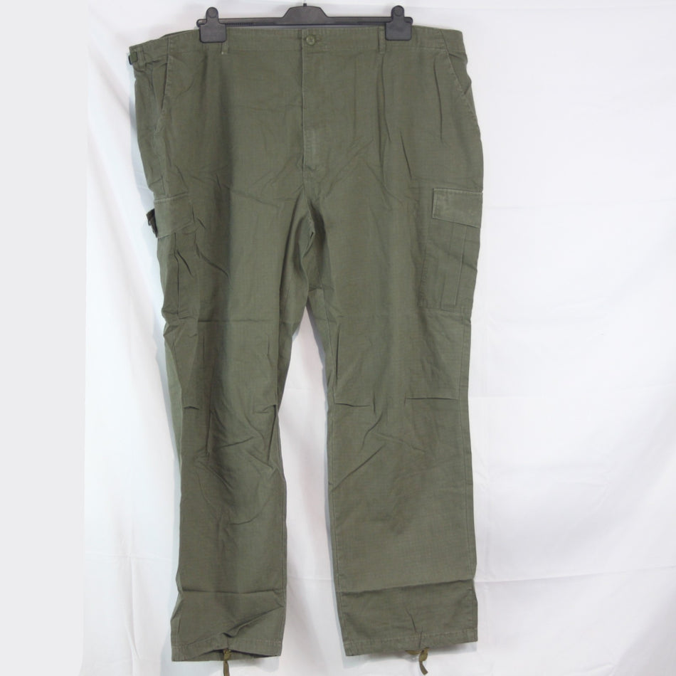 Fostex Military Style Stonewashed Combat trousers Olive 3XL 48-50"  (4042)