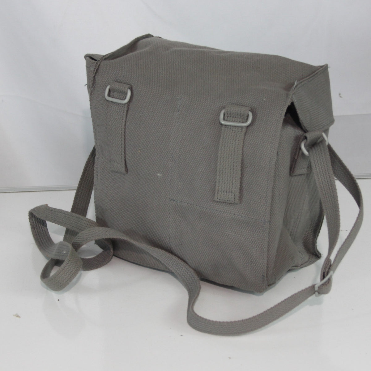 Genuine Surplus Danish Army Side Bag Canvas Tough Fabric Grey (4466)