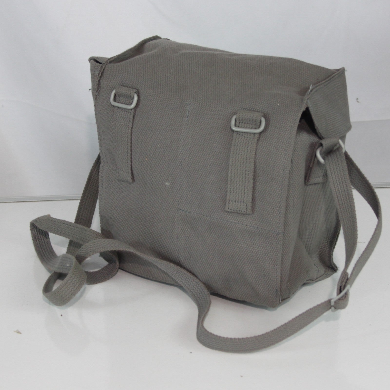 Genuine Surplus Danish Army Side Bag Canvas Tough Fabric Grey (4466)