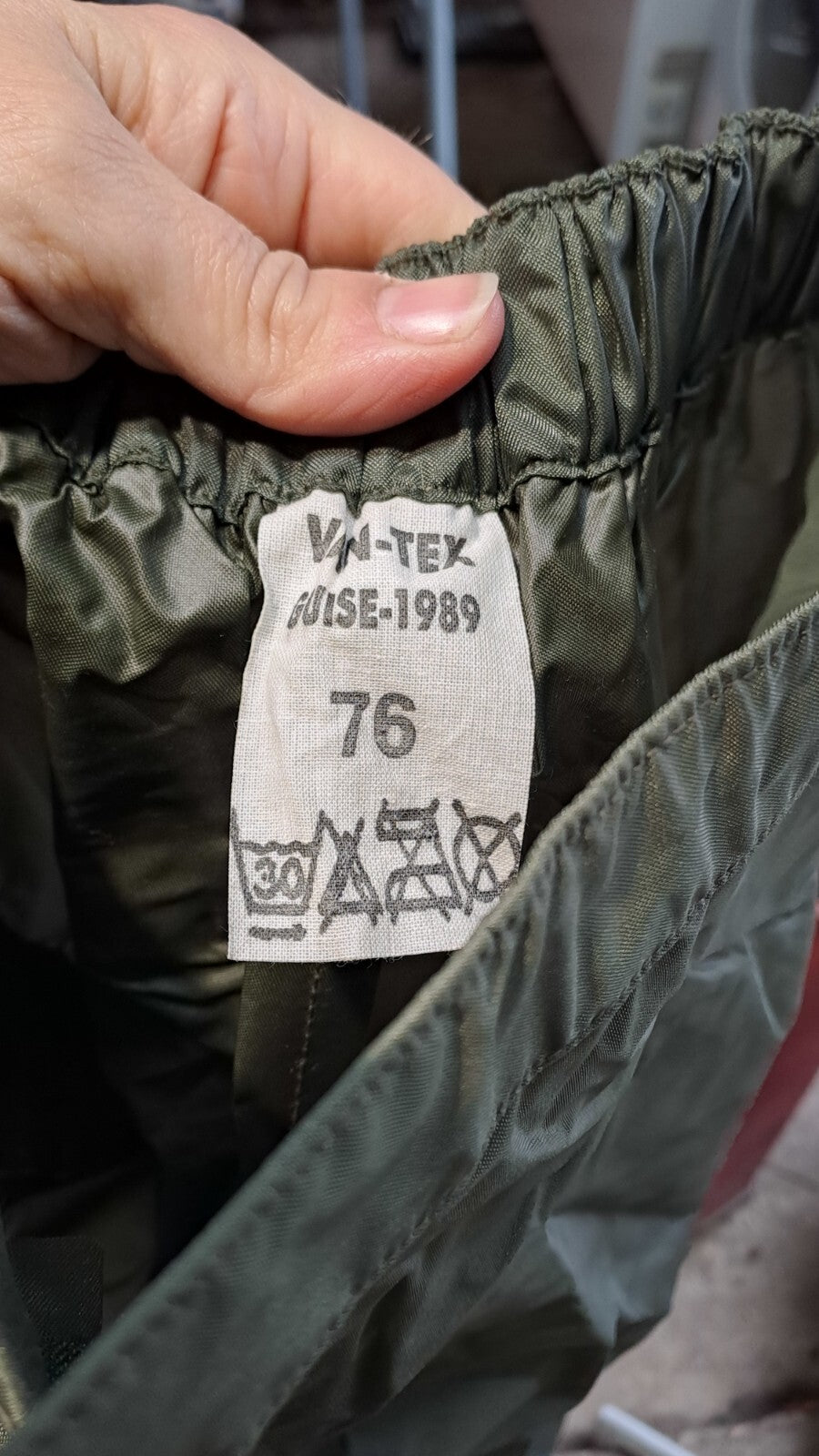Genuine Surplus French Rain Trousers Waterproof Mixed Styles PVC (2802)