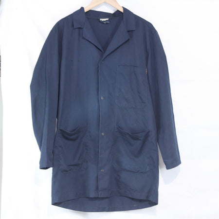 British Courier Warehouse Coat Navy Blue Genuine Surplus 38-40" Chest  (4163)