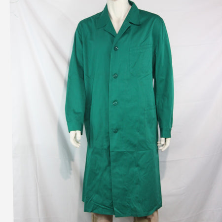 Emerald Green Austrian Army Warehouse Coat Belted at back 42-44" Genuine (4142)