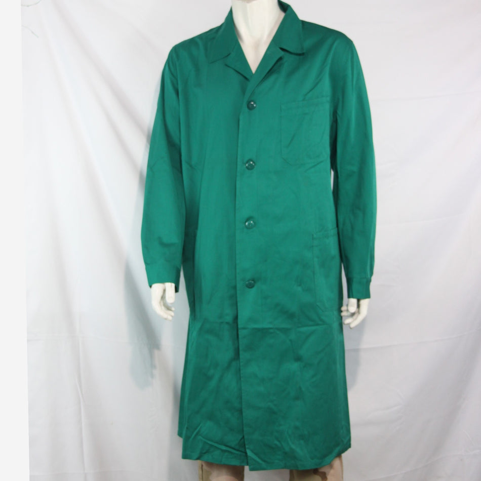 Emerald Green Austrian Army Warehouse Coat Belted at back 42-44" Genuine (4142)