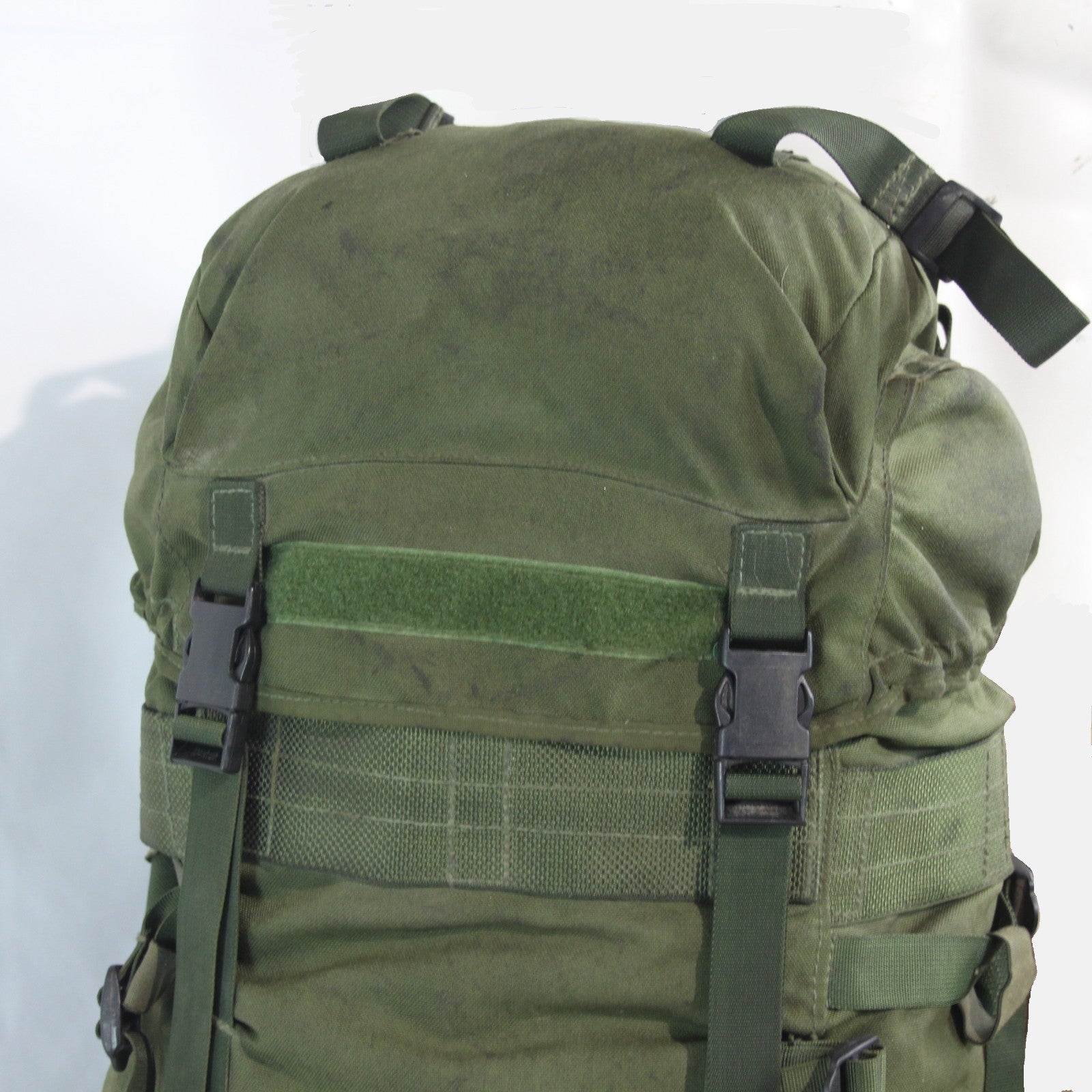 Vintage British Army Genuine Surplus Bergen Rucksack Olive Green 3762