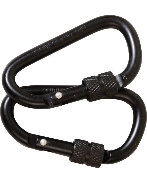 Highlander Basilisk Locking Carabiner 6mm/8mm Camping Hiking Outdoor Equipment