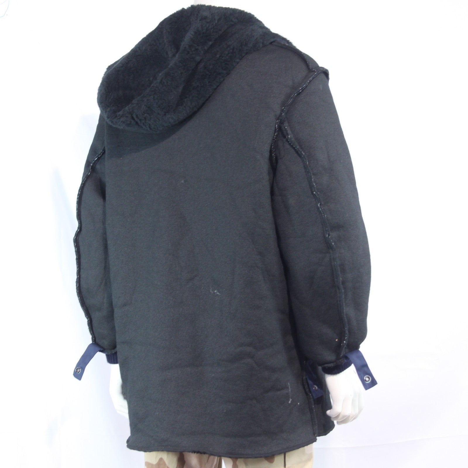 Genuine Surplus Dutch Army Parka Liner Thermal Faux Fur Navy 40-42" (3726)