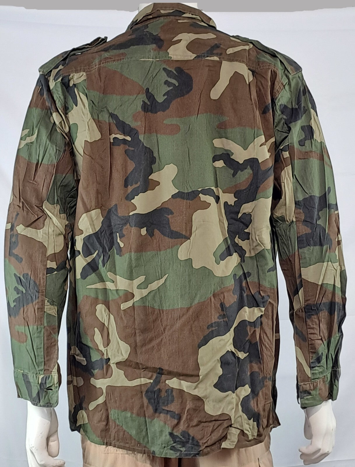 Genuine Surplus Croatian Army/Police Camouflage 100% Cotton Shirt Woodland Camo