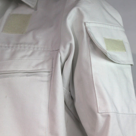 Genuine Surplus Dutch Army Heavyweight Shirt White 38" (4290)