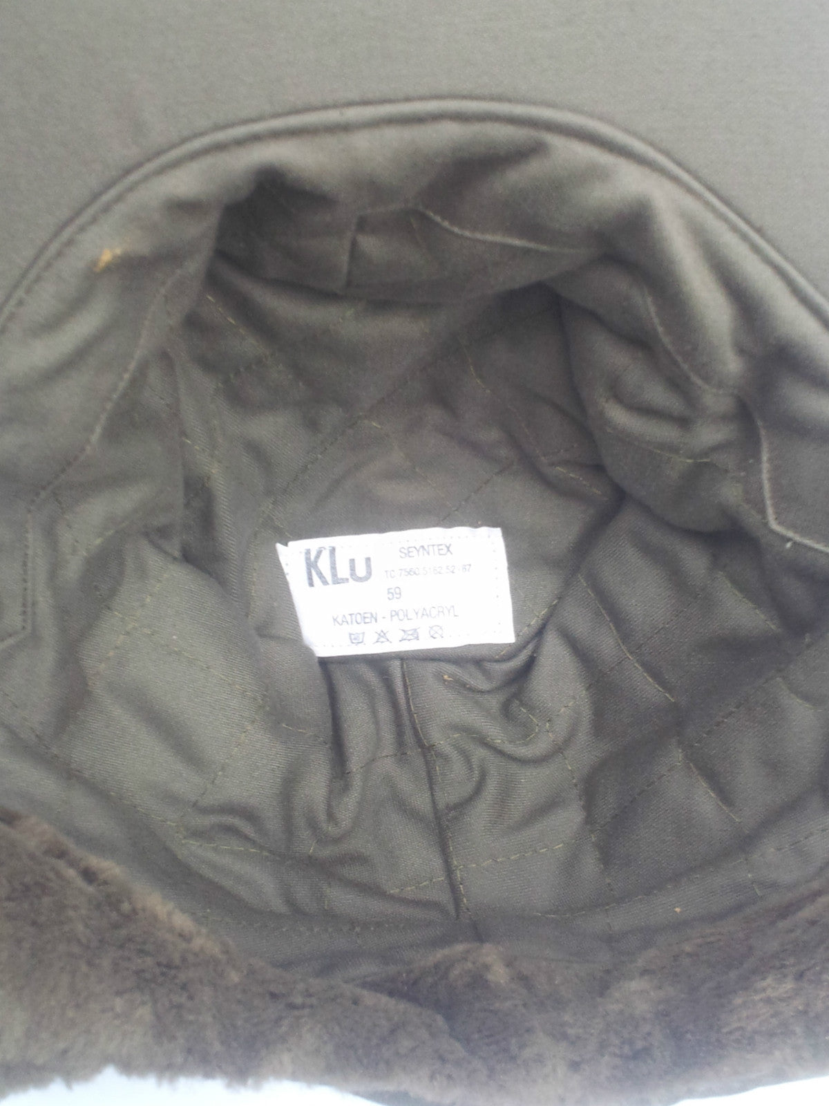 Genuine Surplus Dutch Military Cold Weather Ear Warmer Army Hat Grey Peak