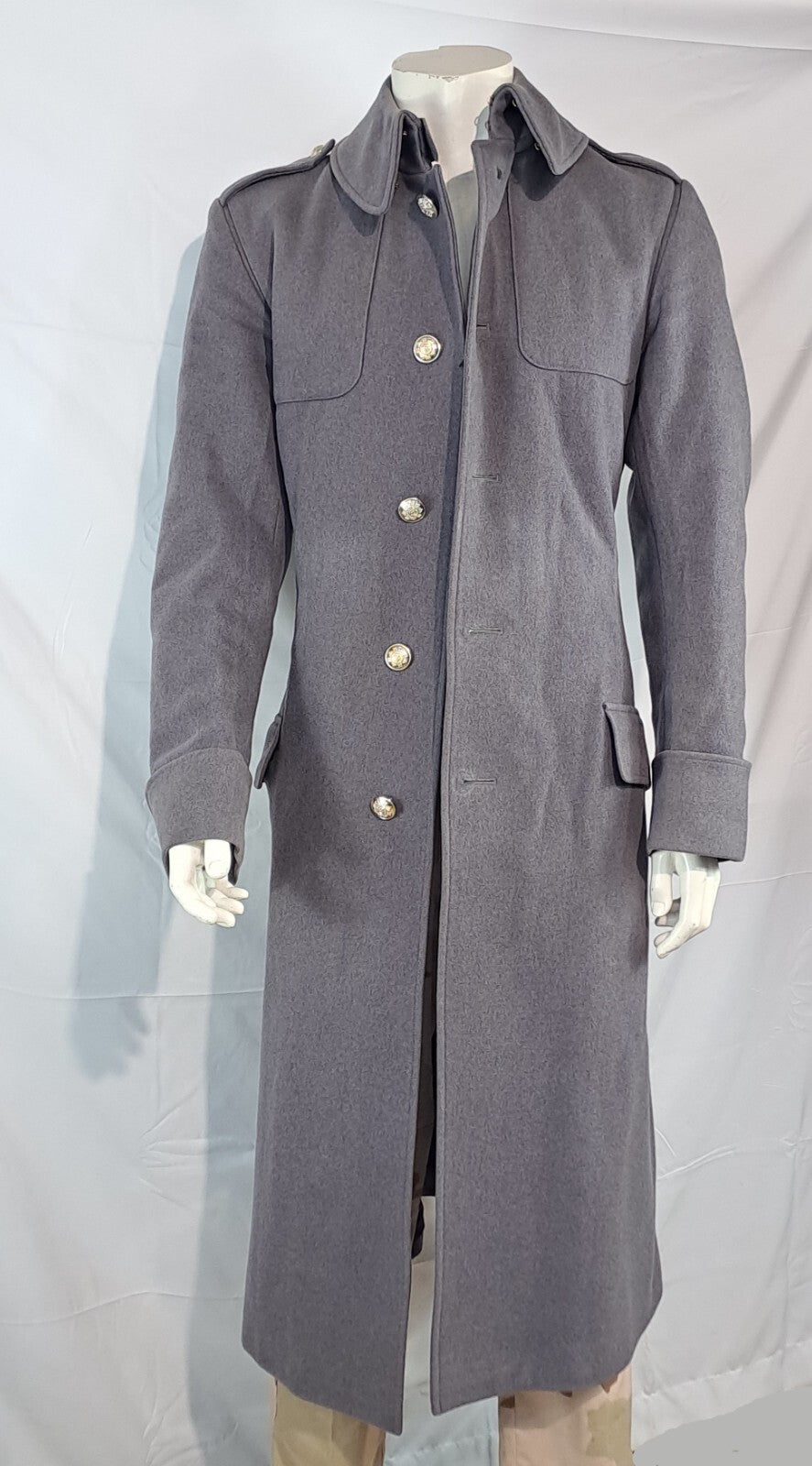 Genuine Surplus Army Coldstream Guards Wool Greatcoat 32" Chest (2542)