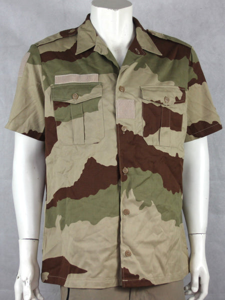 French Army Short Sleeve Shirt CCE Desert Camouflage Genuine Surplus 44cm (3791)