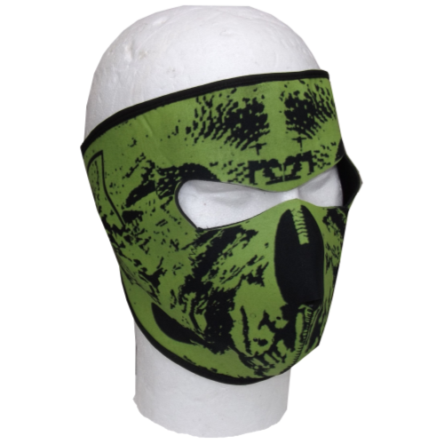 Neoprene Green Black Camo Face Mask Airsoft Paintball facemask  Thermal Tactical