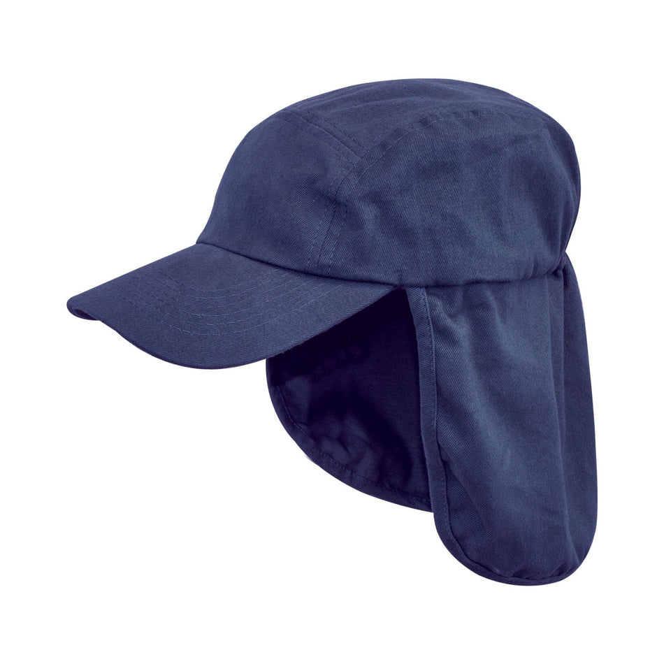 Faded Legionnaires Hat Sun Hat Kepi Neck Flap Summer Cotton Peaked Navy
