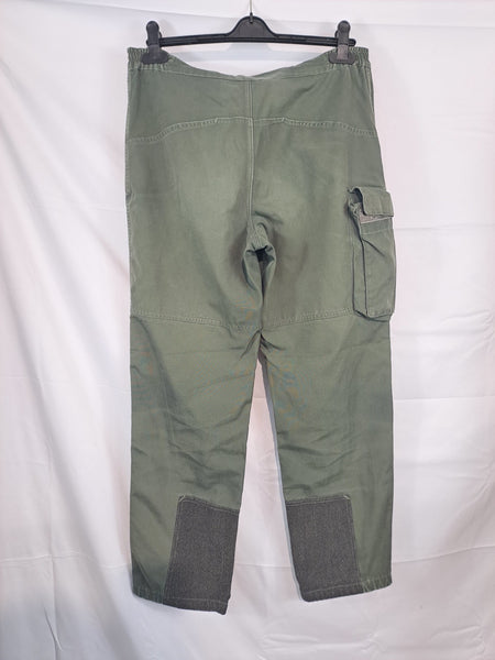 Genuine Surplus  French Army Alpine Trousers Bib Brace Olive Dungarees (3652)