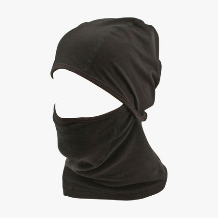 Highlander Fleece Face Mask and Helmet Liner Balaclava Headover Snood Black ED