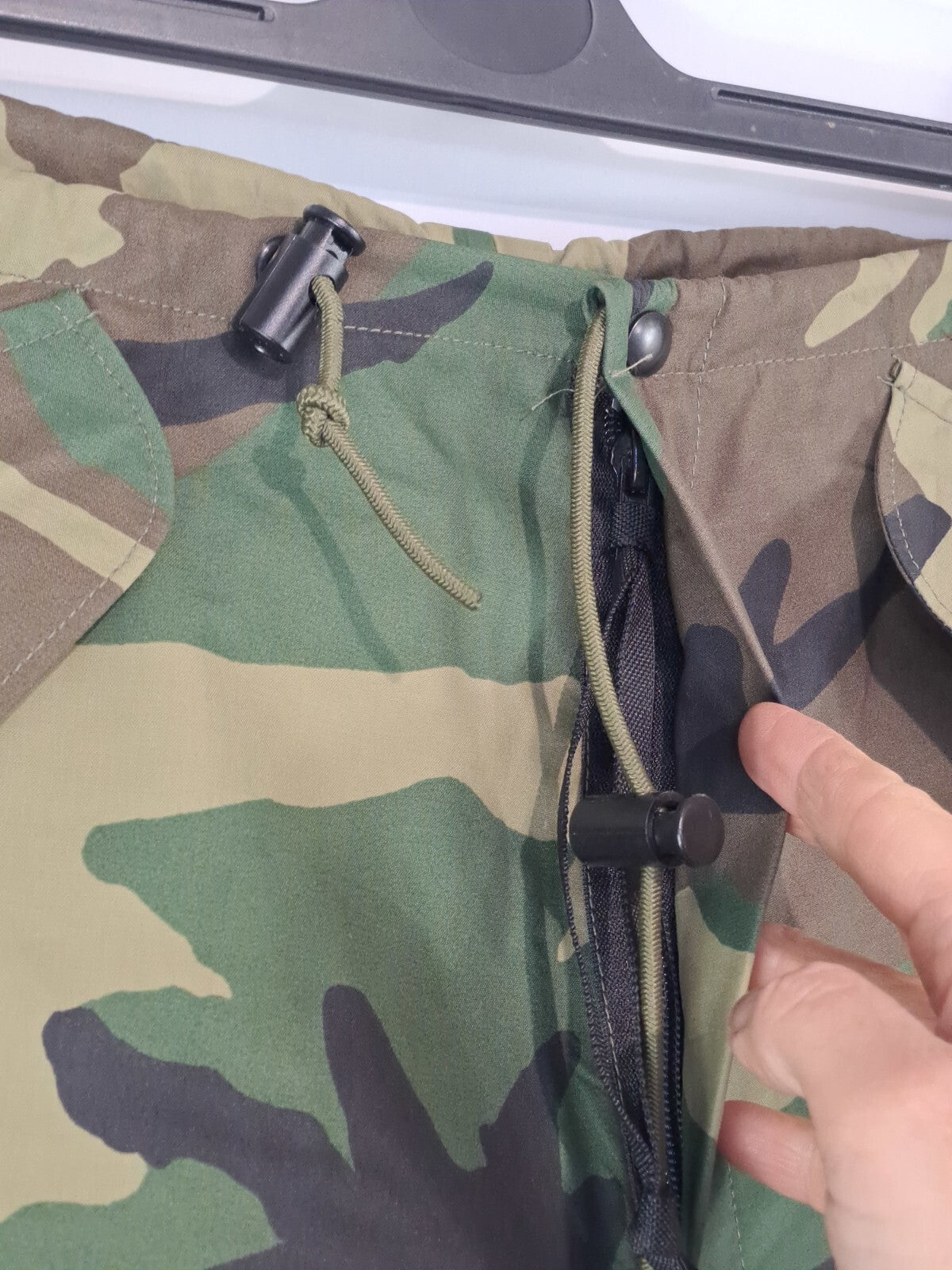 Genuine Surplus USAF Waterproof breathable Over-trousers Woodland Camo (1917)