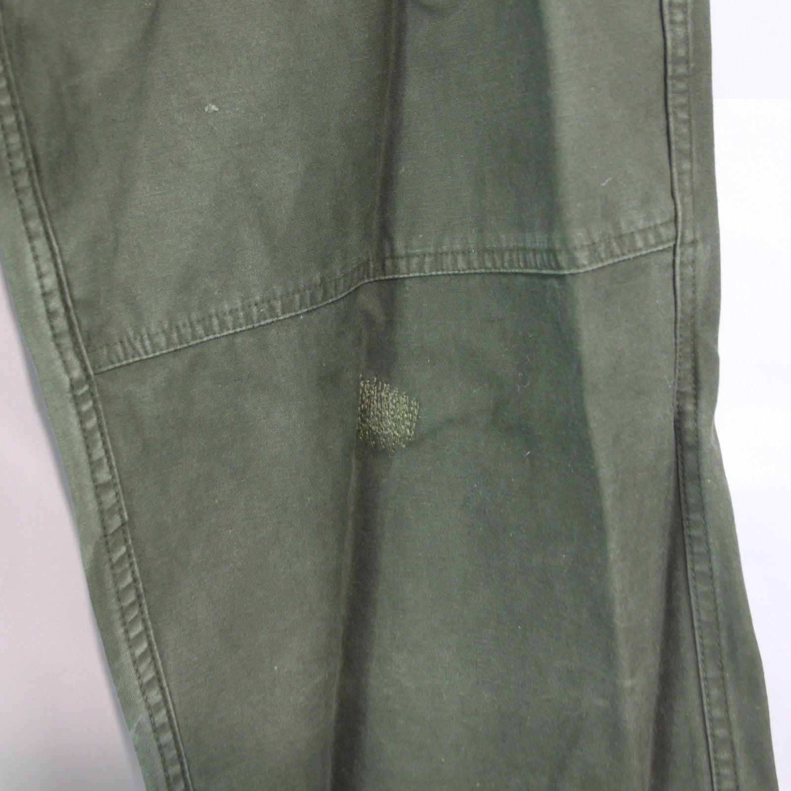 1980's Genuine Surplus Heavyweight Belgian Army Combat Trousers Repaired (3688)