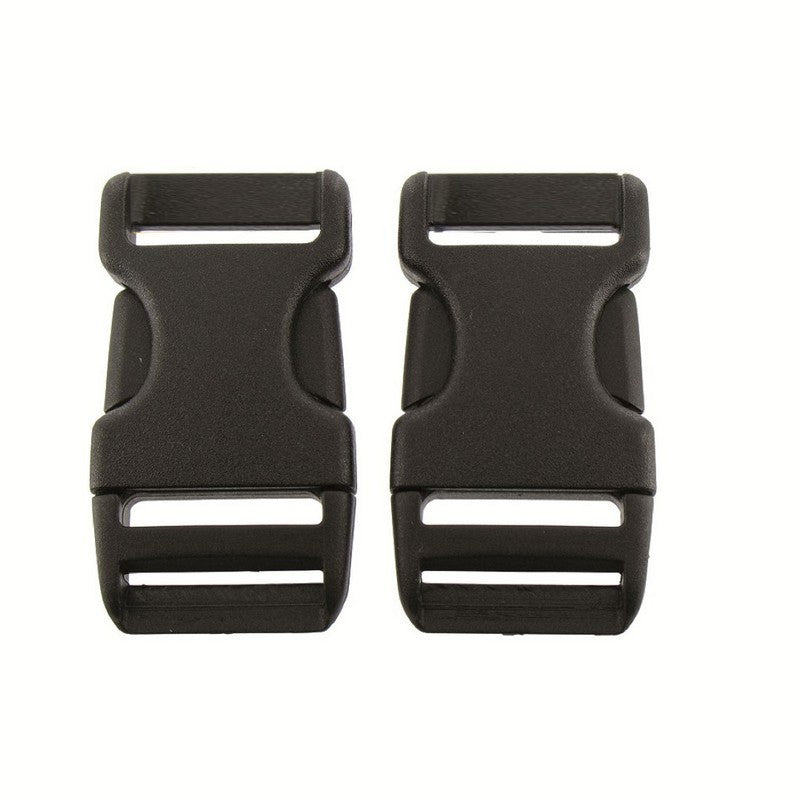 ED Highlander Quick Release Buckle 25mm Black Plastic Fixed Bars ACC010