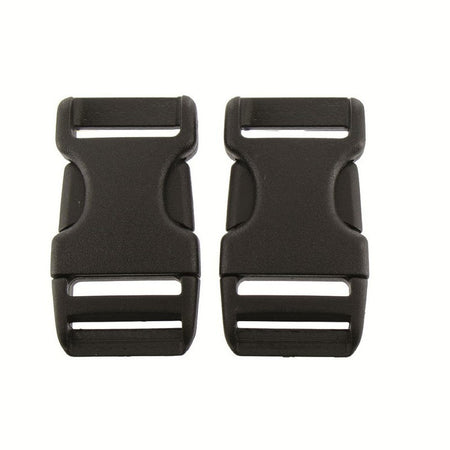 ED Highlander Quick Release Buckle 25mm Black Plastic Fixed Bars ACC010
