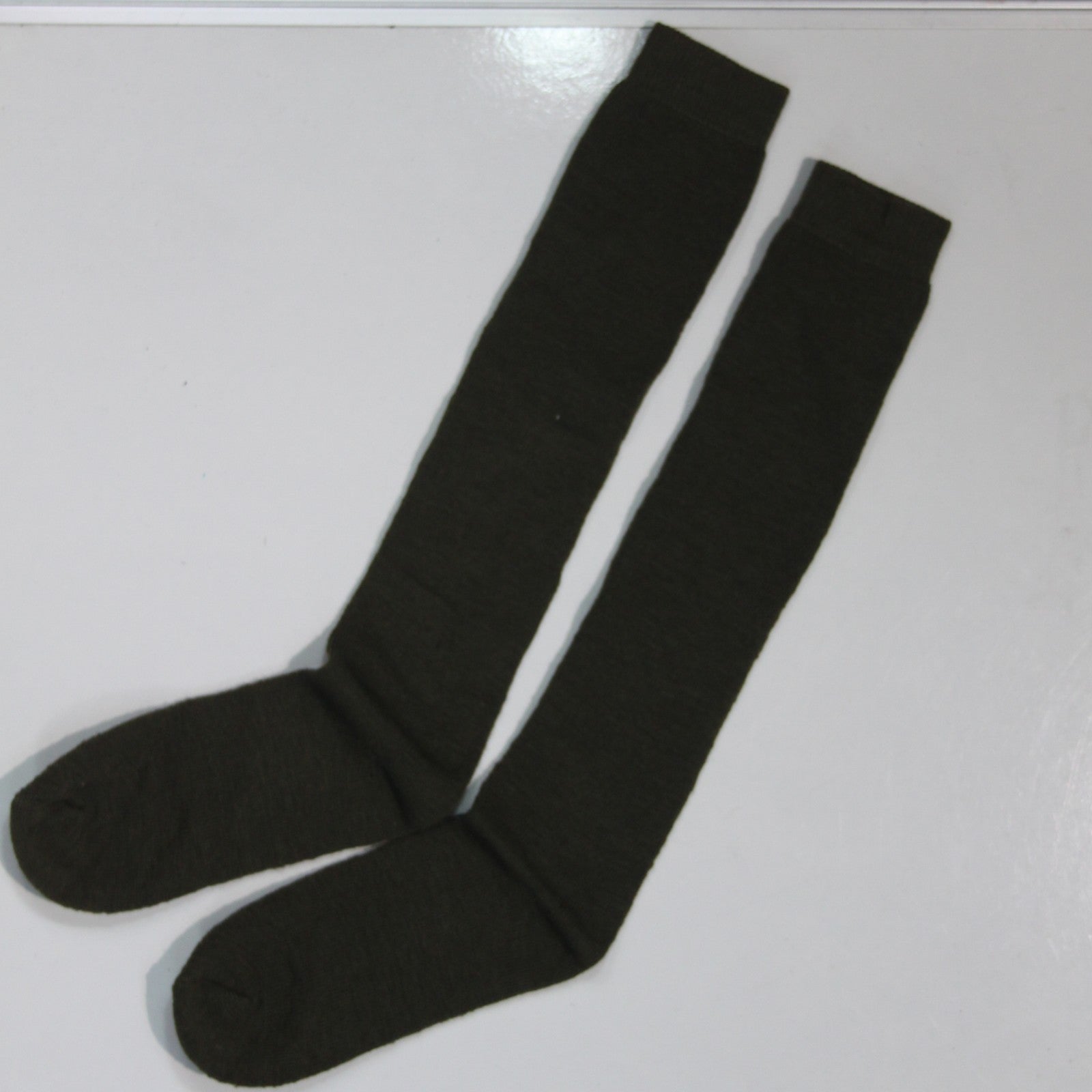 Acrylic/Wool Blend Military Style Work Walking Socks Thermal Olive Mens (3987