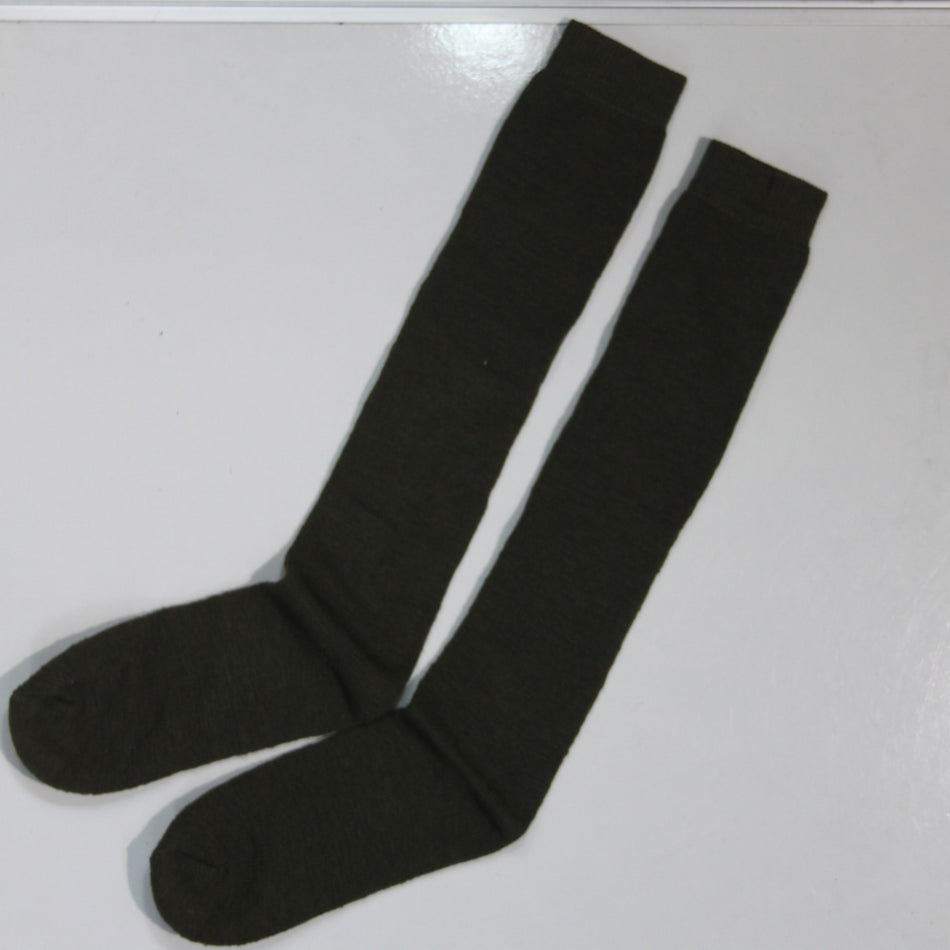 Acrylic/Wool Blend Military Style Work Walking Socks Thermal Olive Mens (3987