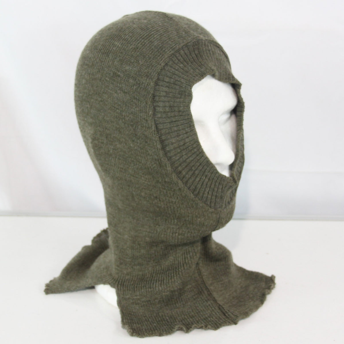 Genuine Surplus French Army Military Balaclava Wool Mix Khaki Knitted 3951