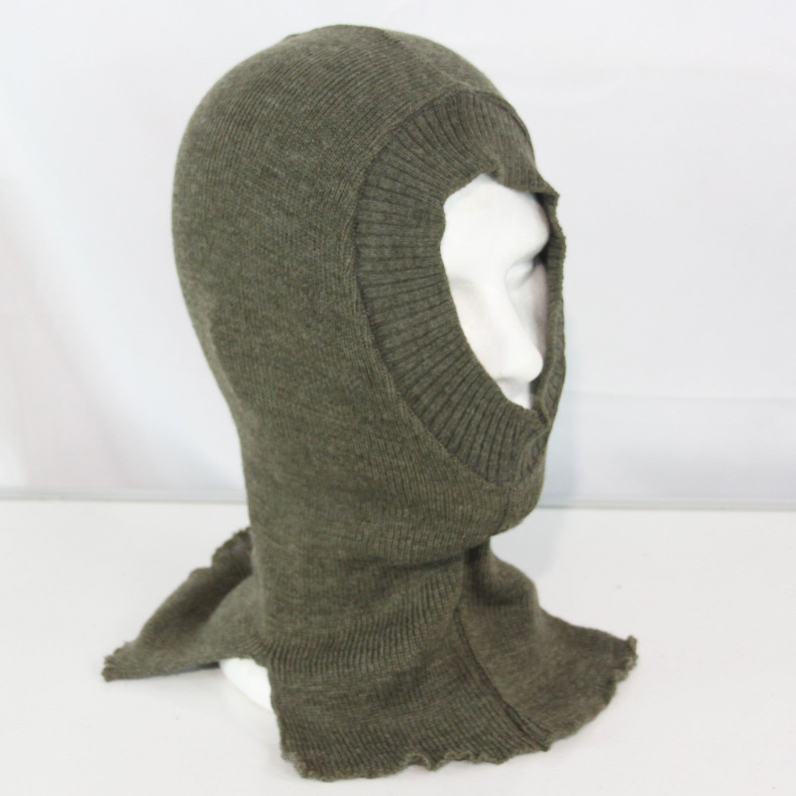 Genuine Surplus French Army Military Balaclava Wool Mix Khaki Knitted 3951
