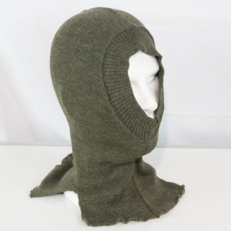Genuine Surplus French Army Military Balaclava Wool Mix Khaki Knitted 3951